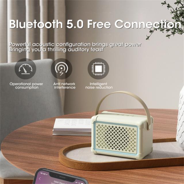 N10 レトロ Bluetooth 対応スピーカー ワイヤレス ポータブル ミニ