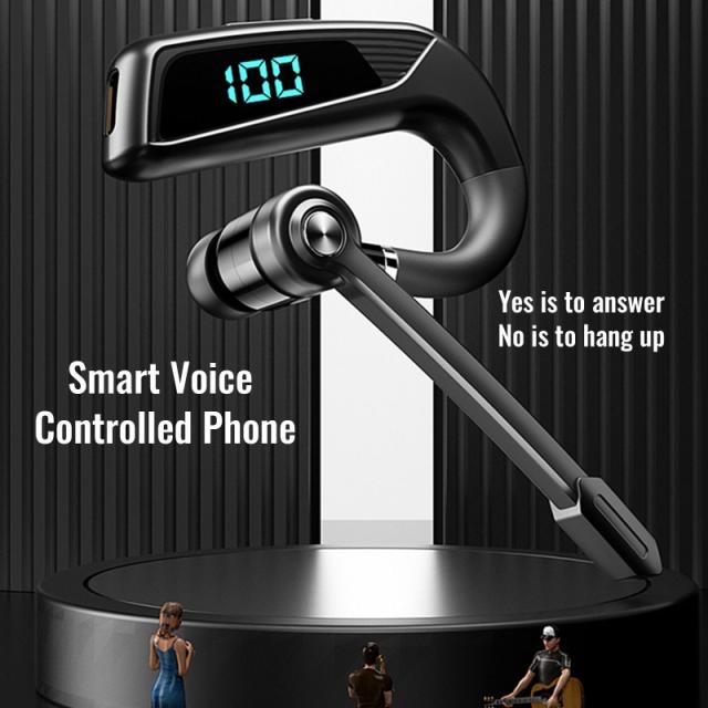 スポーツ専用 Bluetoothイヤホン V16 Bluetooth対応ヘッドセット デジタルディスプレイ ハンズフリー