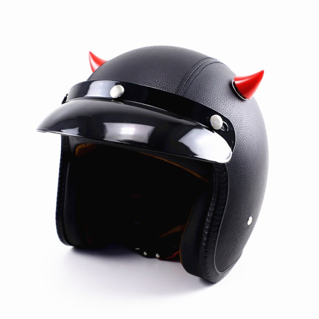 オートバイヘルメットデビルホーンシリコンサクションカップ