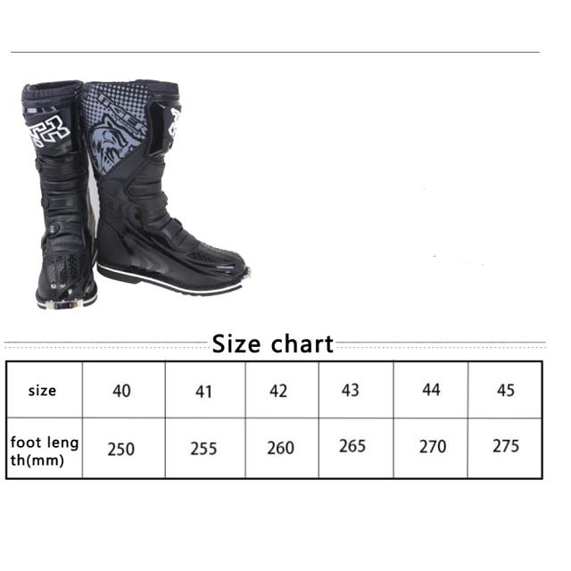 ゴム製オフロードブーツ1足屋外走行安全保護ブーツオートバイ乗馬機器
