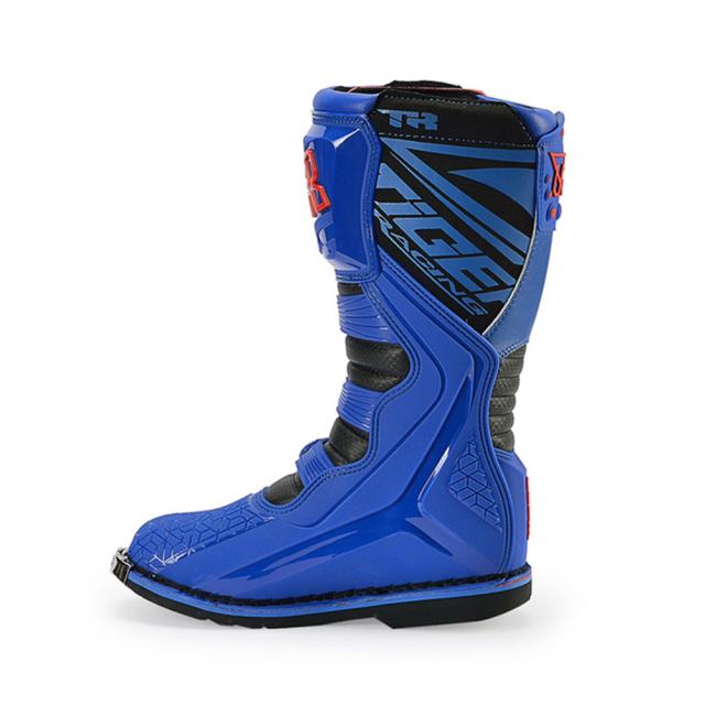 男性の1ペアゴム製オフロードブーツ屋外防水通気性レーシング