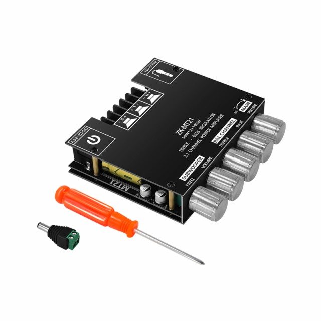 サブウーファー2.1チャンネル50wx2 + 100w 12v-24vデジタル