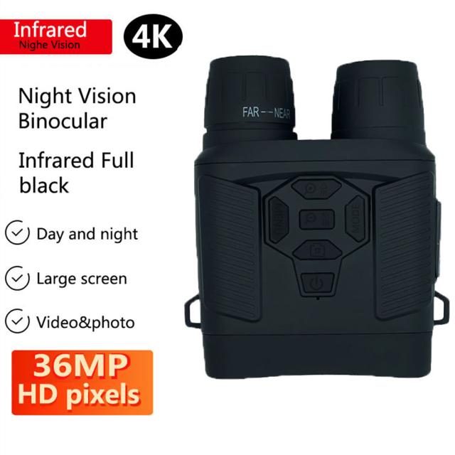 4k Hd ナイト ビジョン ゴーグル 3.0 インチ画面 5x デジタル ズーム双眼鏡望遠鏡屋外写真ビデオ録画用