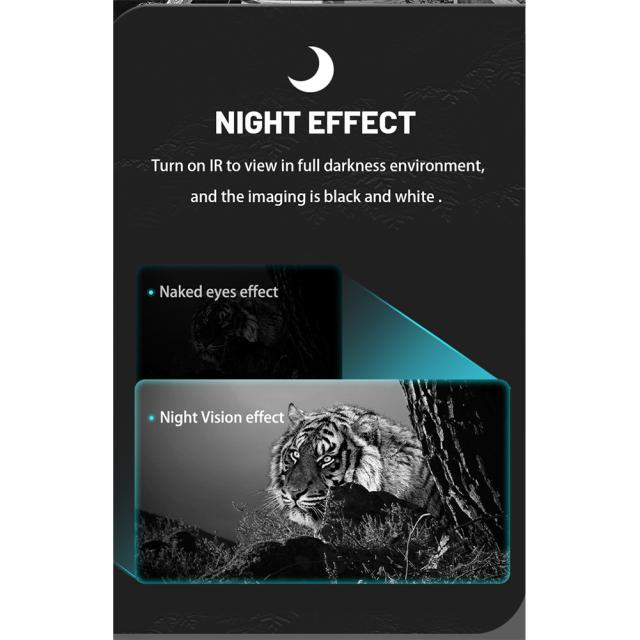 野生生物を狩猟するためのポータブルデジタル暗視大画面双眼赤外線Hd