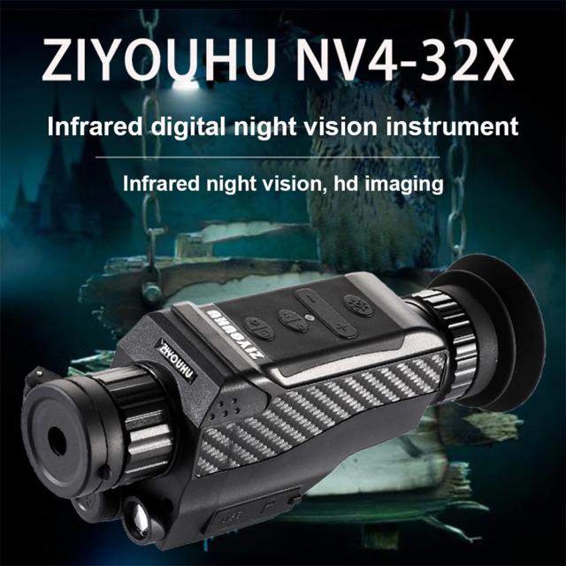 デジタル暗視単眼計器Nv4-32x赤外線高解像度チューブフォトビデオ望遠鏡_5