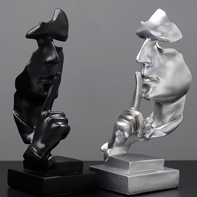 銅製 沈黙は金の置物  抽象的    装飾品   工芸品 美術品 銅製 沈黙は金の置物 抽象的 装飾品 工芸品 美術品