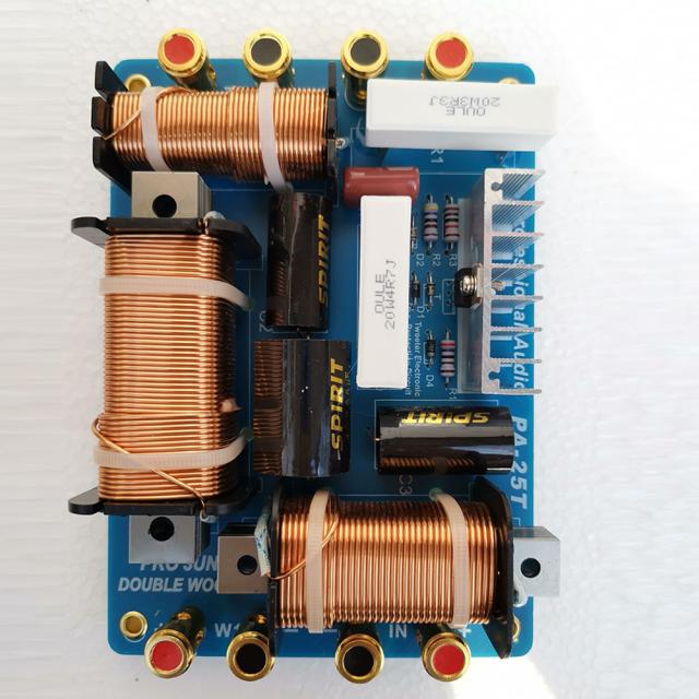 オーディオスピーカー2ウェイ周波数ディバイダーOULEPA-25Tデュアルバスツイーター2ユニットクロスオーバーフィルターの通販は 6,457円