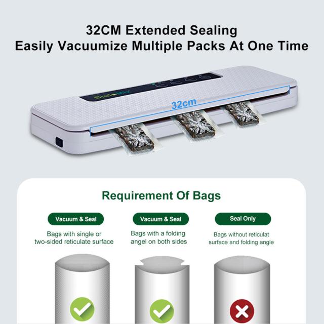 食品貯蔵保存のためのドライモイストモード自動食品シーラー機を備えた家庭用真空シーラーの通販は