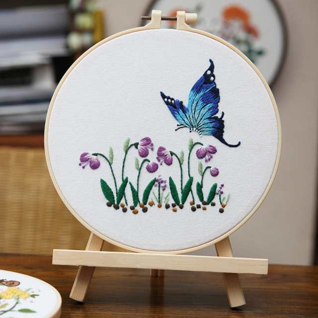 かわいい蜂の花パターンの Diy 刺繍スターター キット クロス ステッチ キットには、初心者向けの刺繍フープが含まれていますの通販はau PAY  マーケット - キューディショップ | au PAY マーケット－通販サイト