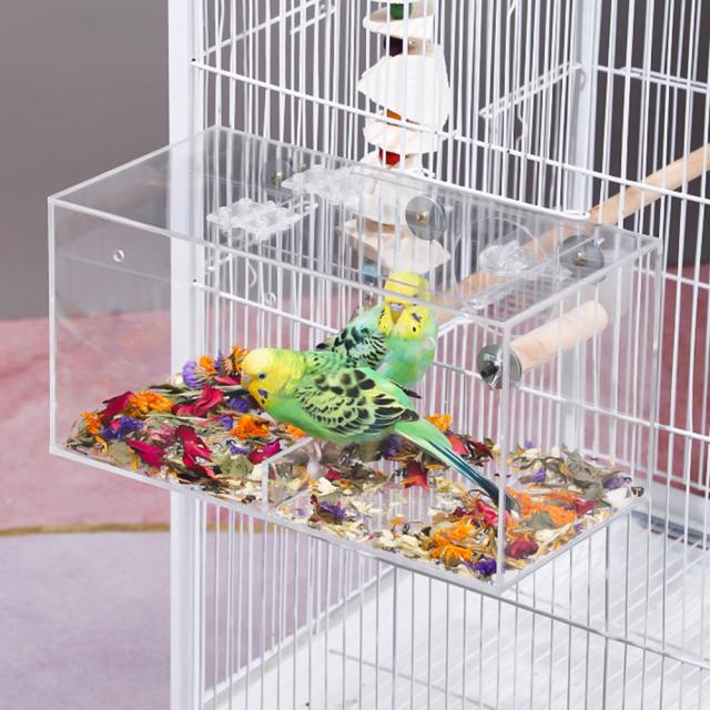 透明オウム繁殖ケージ通気性防水抗咬傷アクリル鳥小屋鳥用品の