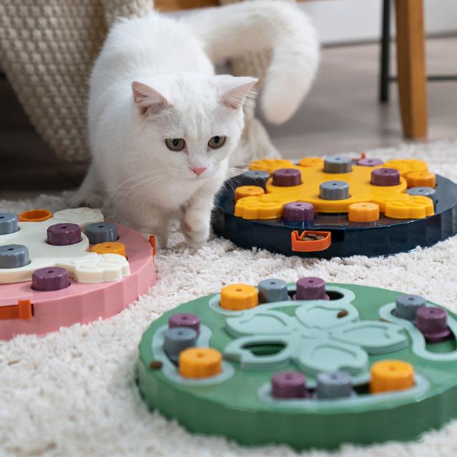 退屈教育玩具犬のパズルのおもちゃを和らげるためのペット自動スローフィーダートレーニング