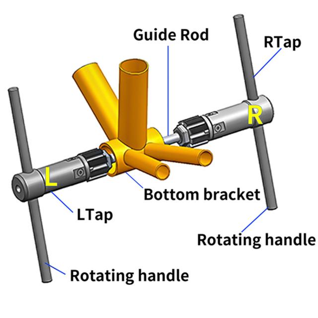 アルミ合金ネジタッピングツール5方向修理部品Bc1.37x24tマウンテン