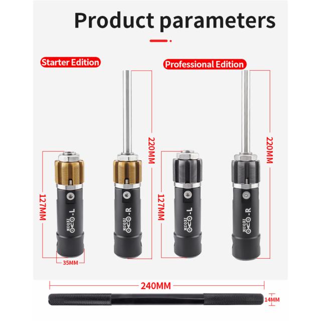 アルミ合金ネジタッピングツール5方向修理部品Bc1.37x24tマウンテン