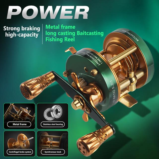 Cl40/cl60 Baitcasting 釣りリールサーモントラウト低ノイズ防食釣りタックル釣り愛好家のため 最安値，新作】 Cl40/cl60 Baitcasting 釣りリールサーモントラウト低