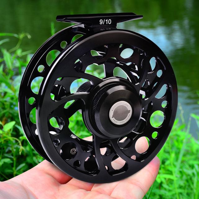 金属フライフィッシングリール 5/7 7/9 9/10 重量釣りタックルとラインコンボトラウトバスコイパイクパンフィッシュ 金属フライフィッシングリール 5/7 7/9 9/10 重量釣りタックルとライン