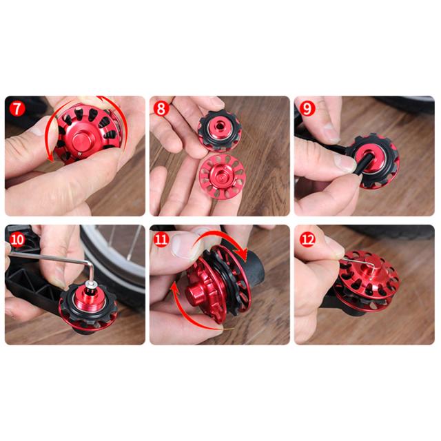 ブロンプトンリアディレイラー2/6スピードパーツ用折りたたみ自転車