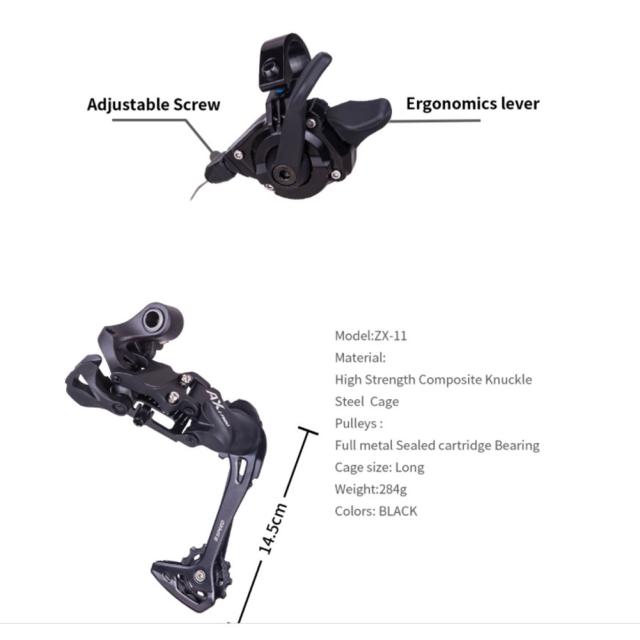 MTBバイクディレイラースピードトリガーシフター自転車アクセサリーサポート50Tフライホイール MTBバイクディレイラースピードトリガーシフター自転車アクセサリー