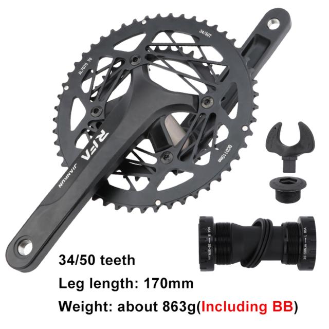 RFAロードバイククランク34/50Tダブルディスクスプロケット22スピード105キットレーシングバイククランクパーツ_16