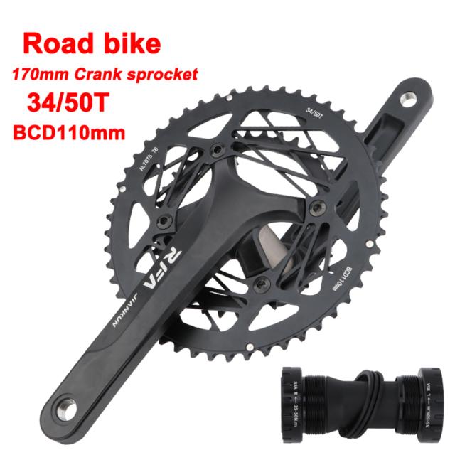 RFAロードバイククランク34/50Tダブルディスクスプロケット22スピード105キットレーシングバイククランクパーツ_17