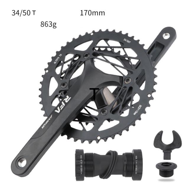 RFAロードバイククランク34/50Tダブルディスクスプロケット22スピード105キットレーシングバイククランクパーツ_8