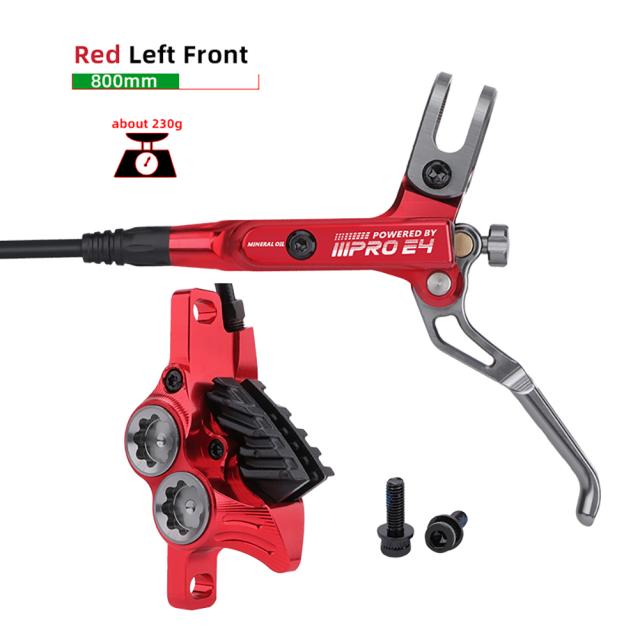 E4 マウンテン バイク ディスク ブレーキ 800mm/1550mm フロント リア ブレーキ 4 ピストン 油圧 Am Dh E バイク ディスク ブレーキ E4 マウンテン バイク ディスク ブレーキ 800mm/1550mm フロント リア