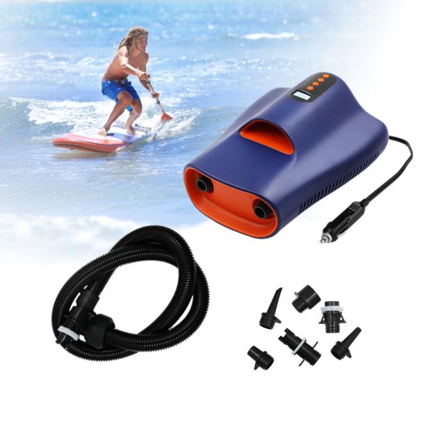 カヤックボートパドルボード用12v最大20Psisupエアポンプコンプレッサー高圧Lcdデジタル電動ポンプ カヤックボートパドルボード用12v最大20Psisupエアポンプ