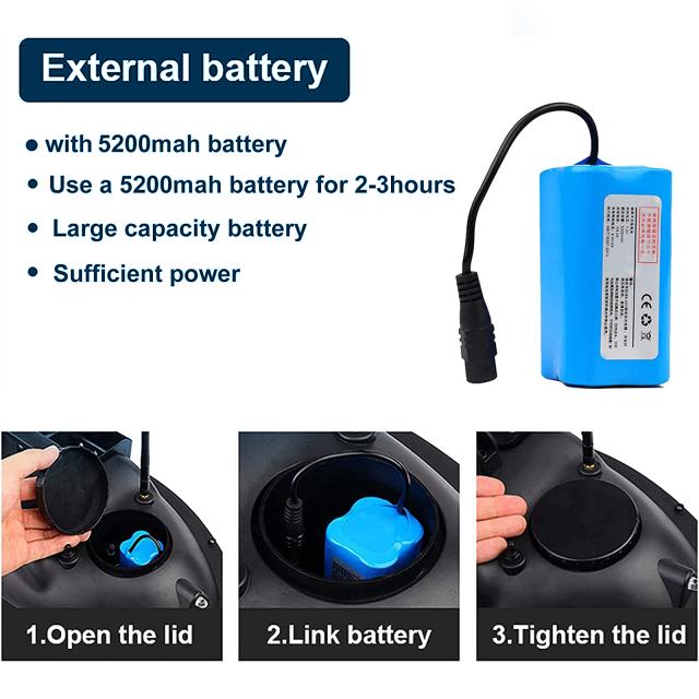 500m Rc 釣りボート 1.5kg 積載量 Gps ポジショニング ベイトボート 自動リターン機能付き プール湖用