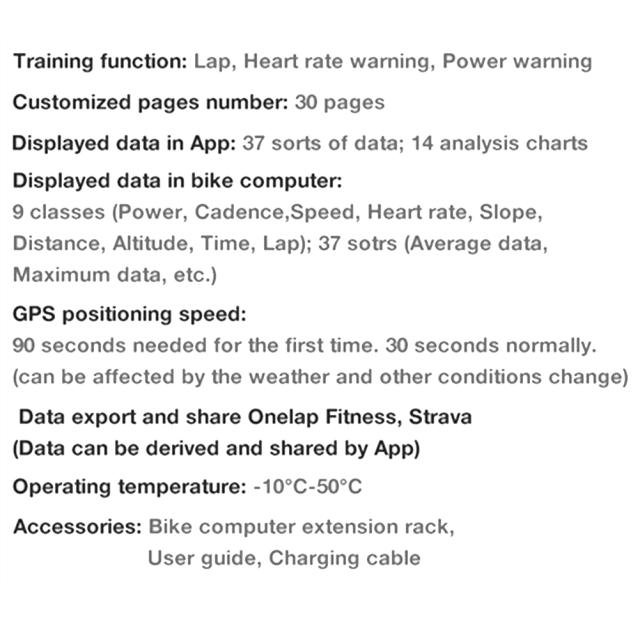 C406防水自転車Gpsスピードメーターバイクコンピューター英語版スピード走行距離計ANT+_3