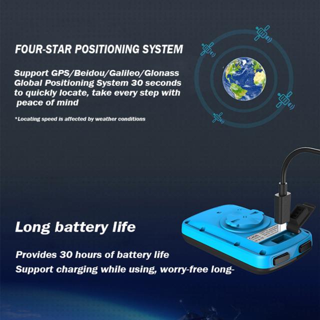 C406防水自転車Gpsスピードメーターバイクコンピューター英語版