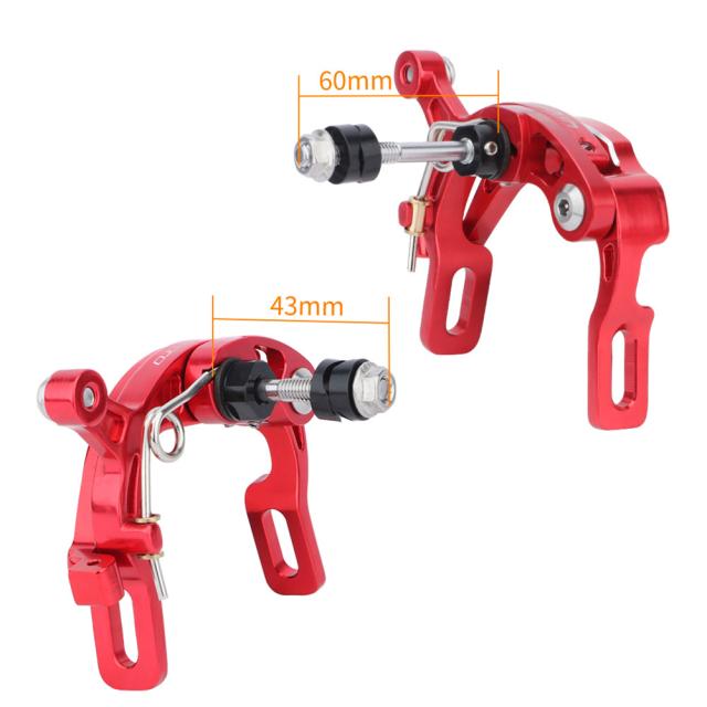 高張力スプリング耐摩耗性高靭性ブレーキレバーCキャリパー自転車アクセサリー付き1ペアアルミニウム合金バイクキャリパーブレーキ 高張力スプリング耐摩耗性高靭性ブレーキレバーCキャリパー自転車