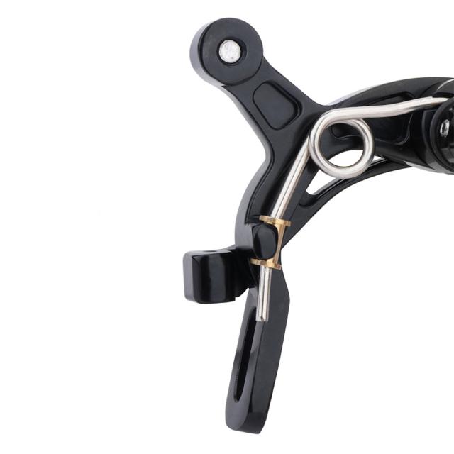 高張力スプリング耐摩耗性高靭性ブレーキレバーCキャリパー自転車アクセサリー付き1ペアアルミニウム合金バイクキャリパーブレーキ_10
