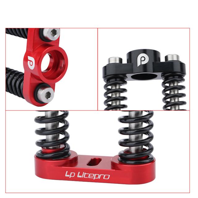 Birdy3 GT R20 / Birdy P40 Ti/Birdy2用アルミニウム合金バードカーフロントショックアブソーバー軽量ダブルスプリングサスペンションショック