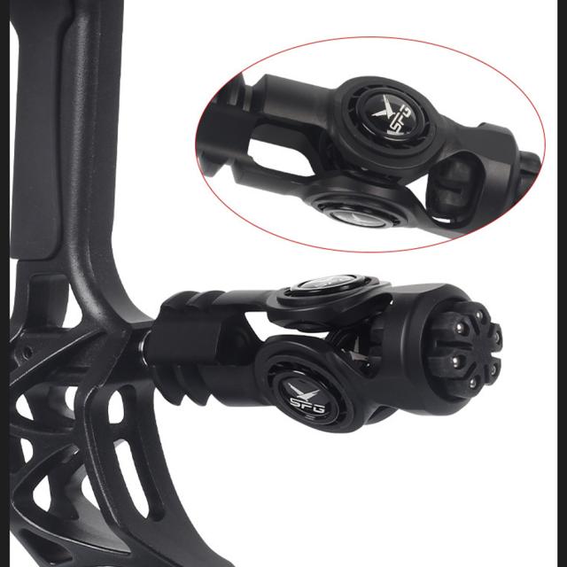 鋼球の減衰構造の衝撃吸収のアルミ合金の安定装置の付属品が付いている弓の衝撃吸収材 鋼球の減衰構造の衝撃吸収のアルミ合金の安定装置の付属