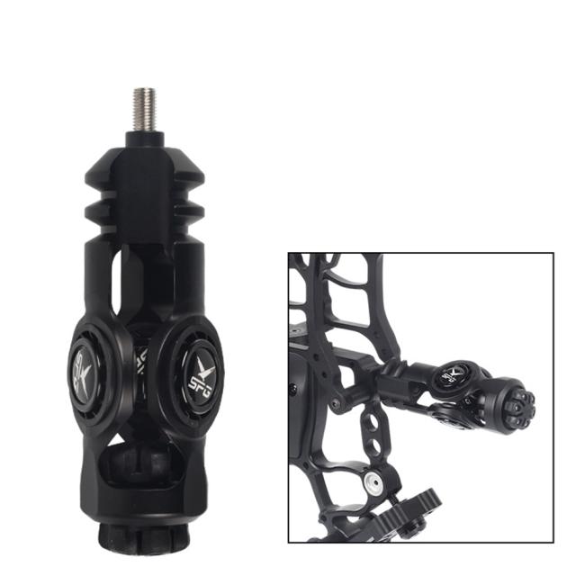 鋼球の減衰構造の衝撃吸収のアルミ合金の安定装置の付属品が付いている弓の衝撃吸収材