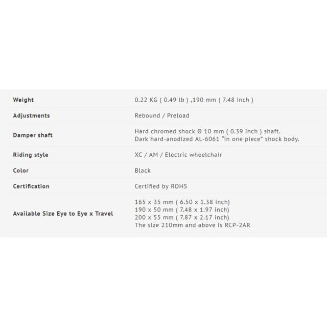Dv-22ar 自転車油圧ばね衝撃アルミ合金マウンテン バイク空気衝撃調整
