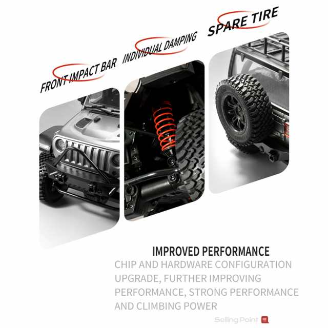 Mnrc Mn128 1/12 リモートコントロールカー 2.4g 4wd ロック