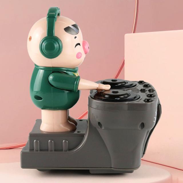 DJ 豚 音楽のおもちゃ ライト エレクトリック ロック ダンス 子供の誕生日プレゼント