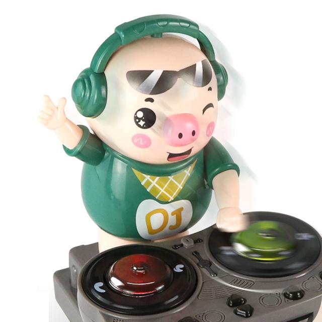 DJ 豚 音楽のおもちゃ ライト エレクトリック ロック ダンス 子供の誕生日プレゼント