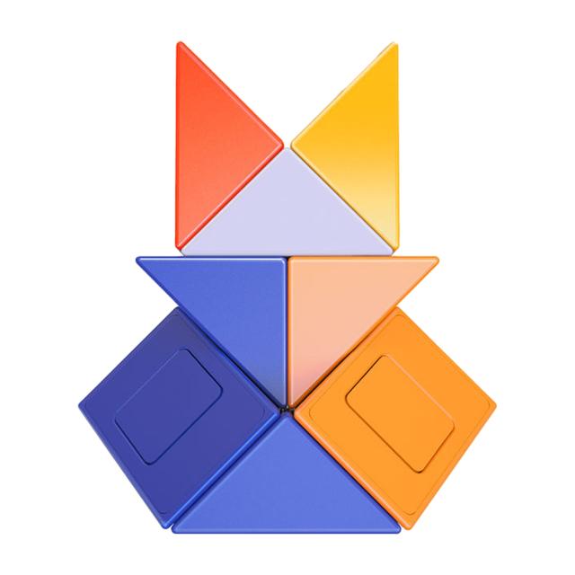 Gan 48 セクションマジックキューブ定規ブロック虹色ヘビツイストキューブ教育玩具幼稚園の子供のための通販は 6,322円