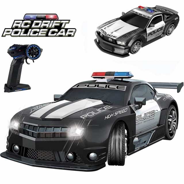 1/12 ビッグ 2.4 GHZ 超高速警察 Rc カーリモートコントロール車の