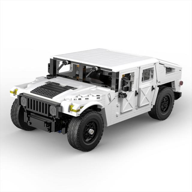 1:12C61027組み立てられたビルディングブロック車のおもちゃ柔軟なボディローテーション2.4g男の子の子供のためのリモートコントロールオフロード車モデル