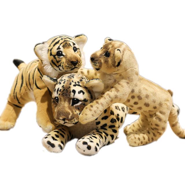 トラとヒョウのぬいぐるみ3体セット トラとヒョウのぬいぐるみ3体セット