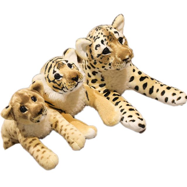 トラとヒョウのぬいぐるみ3体セット 39 センチメートル素敵なライオン虎ヒョウぬいぐるみおもちゃ