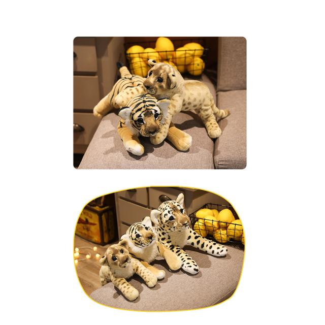 39 センチメートル素敵なライオン虎ヒョウぬいぐるみおもちゃソフト