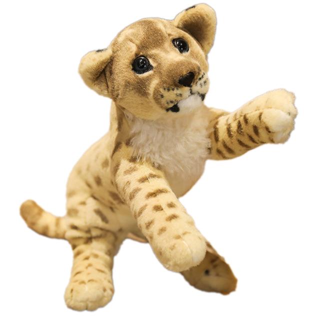 39 センチメートル素敵なライオン虎ヒョウぬいぐるみおもちゃ