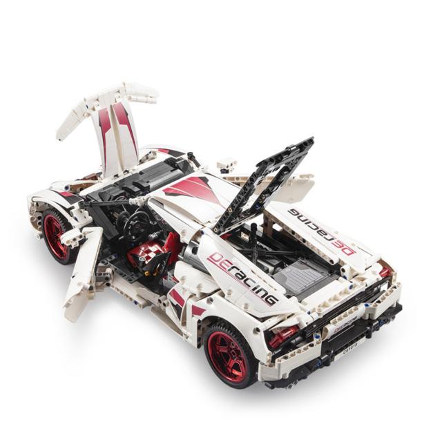 C61018LP610独立懸架システムを備えた4輪駆動レーシング車両モデルビルディングブロック玩具の組み立てが非常に難しい_2