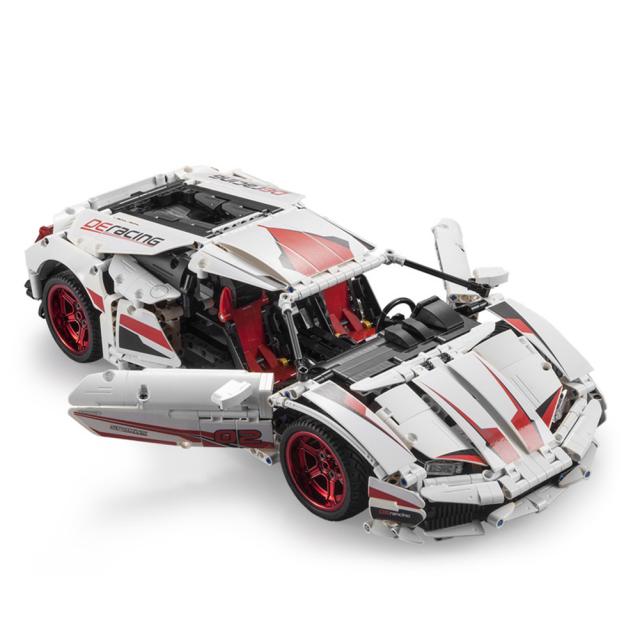 C61018LP610独立懸架システムを備えた4輪駆動レーシング車両モデルビルディングブロック玩具の組み立てが非常に難しい_4