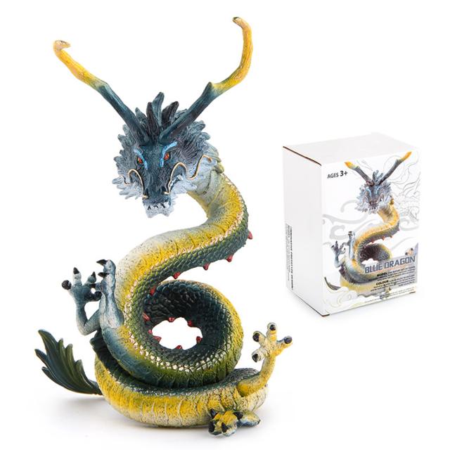 子供神話上の生き物アクションフィギュア中国紺碧のドラゴン亀