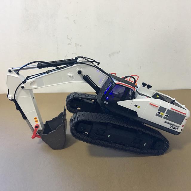 2.4ghz リモート掘削機 ショベル 子供 合金 工程車 車両モデル おもちゃ ギフト