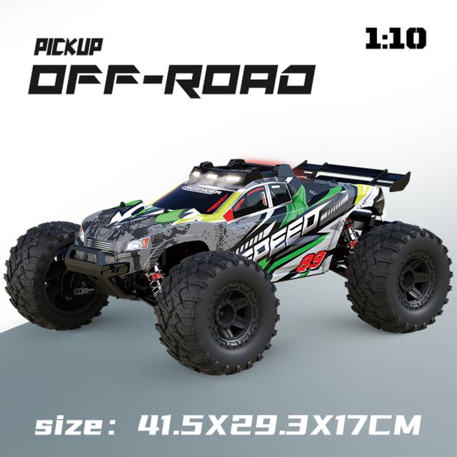 G105 Rc カー 2.4ghz 1:10 スケール 4wd 46km/h+ 高速ビッグホイール Rc カーオフロード防水リモートコントロール車両 17,169円